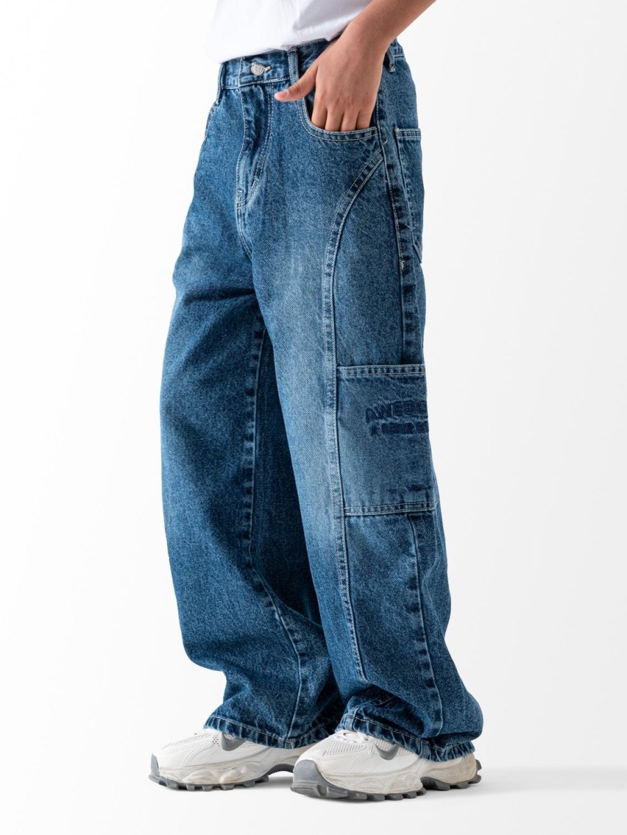 Ninos Kids storeBoys' Dark Denim Wide Leg JeansJeans pantsNINOS