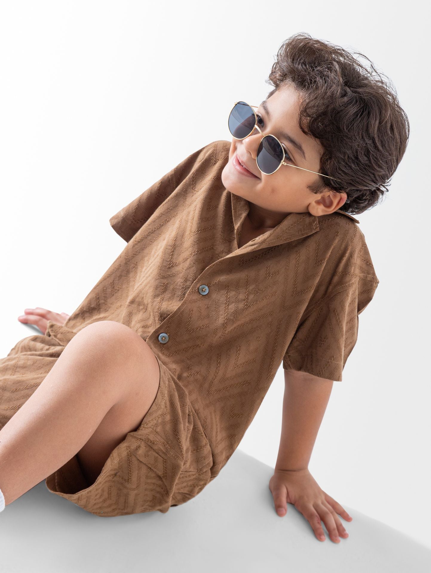 Ninos Kids storeTriangels Short SetØ·Ù‚Ù… Ø®Ø±ÙˆØ¬NINOS