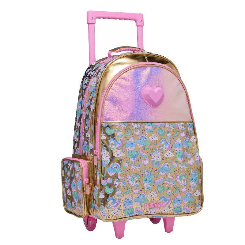 Ninos Kids storeHeart Trolley BackpackTrolly Bag شنطه مدرسة ترولليSMIGGLE