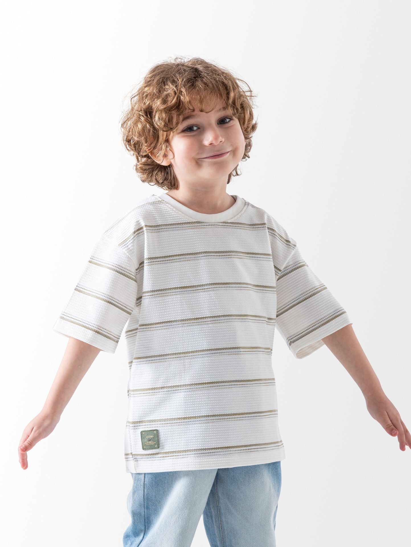 Ninos Kids storeHorizontal Striped T-ShirtT-ShirtsNINOS