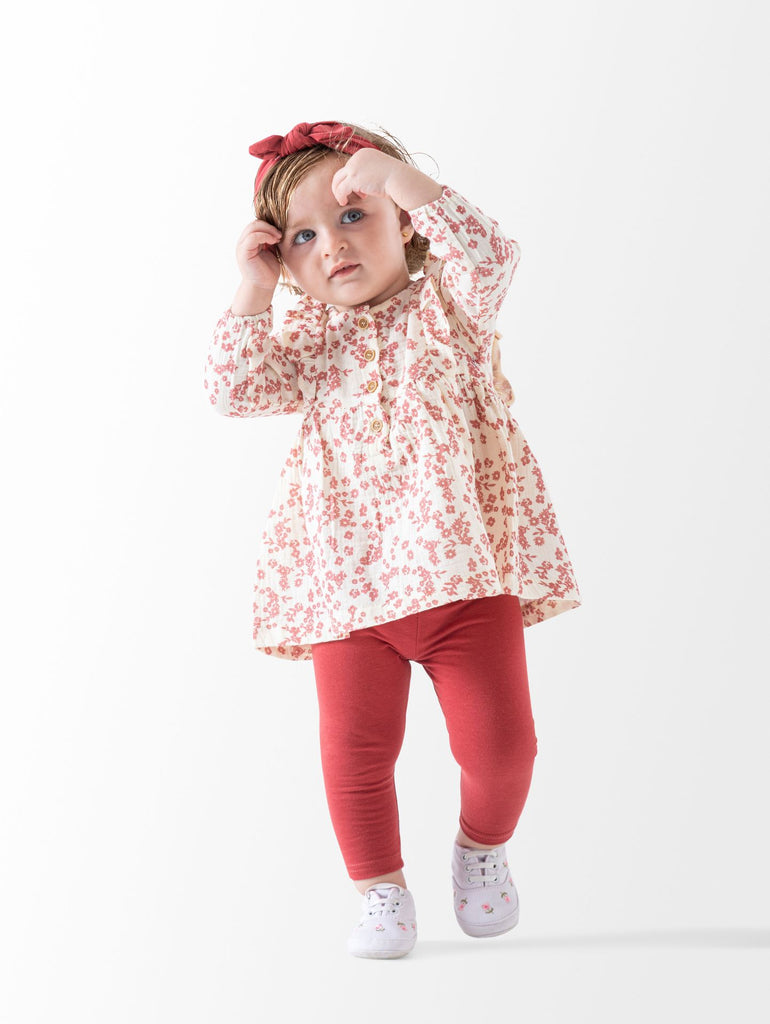 Ninos Kids storeFloral 3PCS Dressطقم خروجGeneric