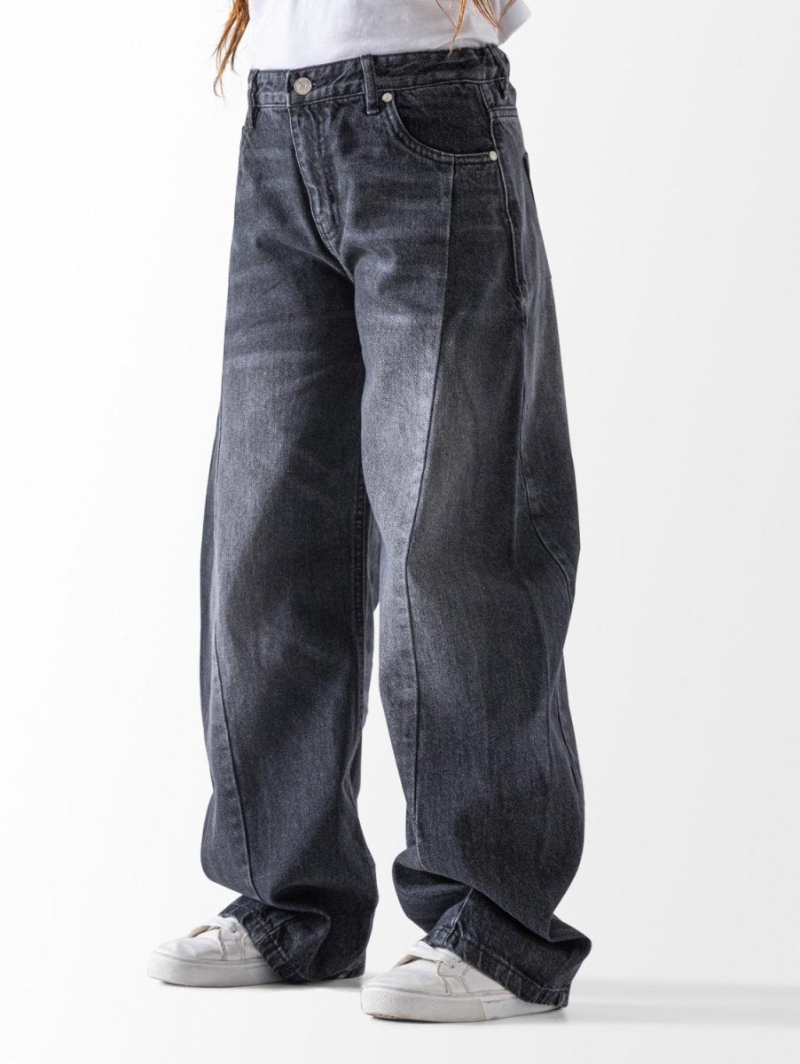 Ninos Kids storeGirls' Black Denim Balloon JeansJeans pantsNINOS