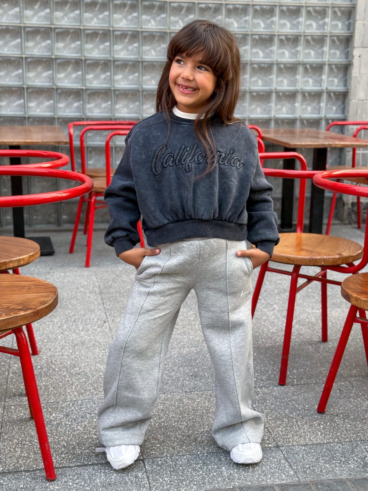 Ninos Kids storeLine Wide Leg SweatpantSweatpantsNINOS