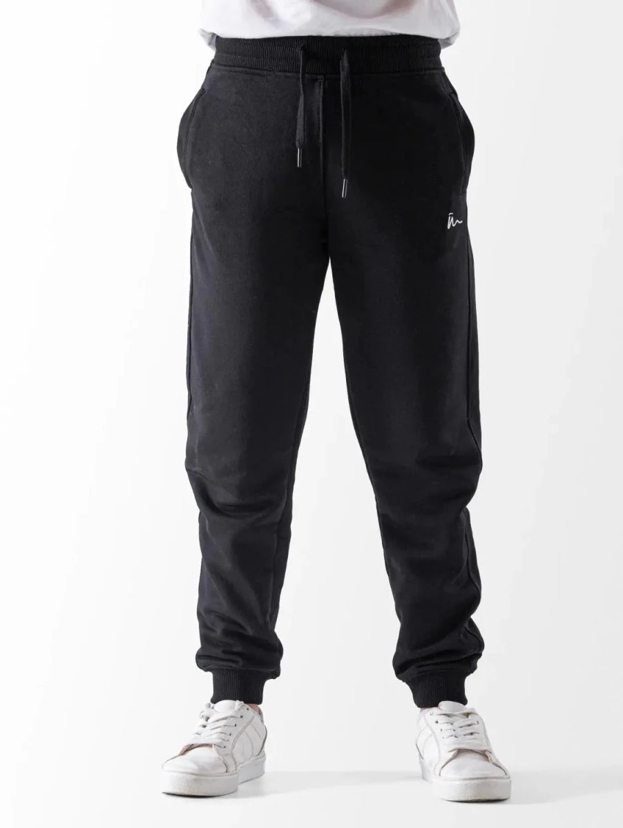 Ninos Kids storeUnisex Black Basic Lightweight SweatpantssweatpantsNINOS