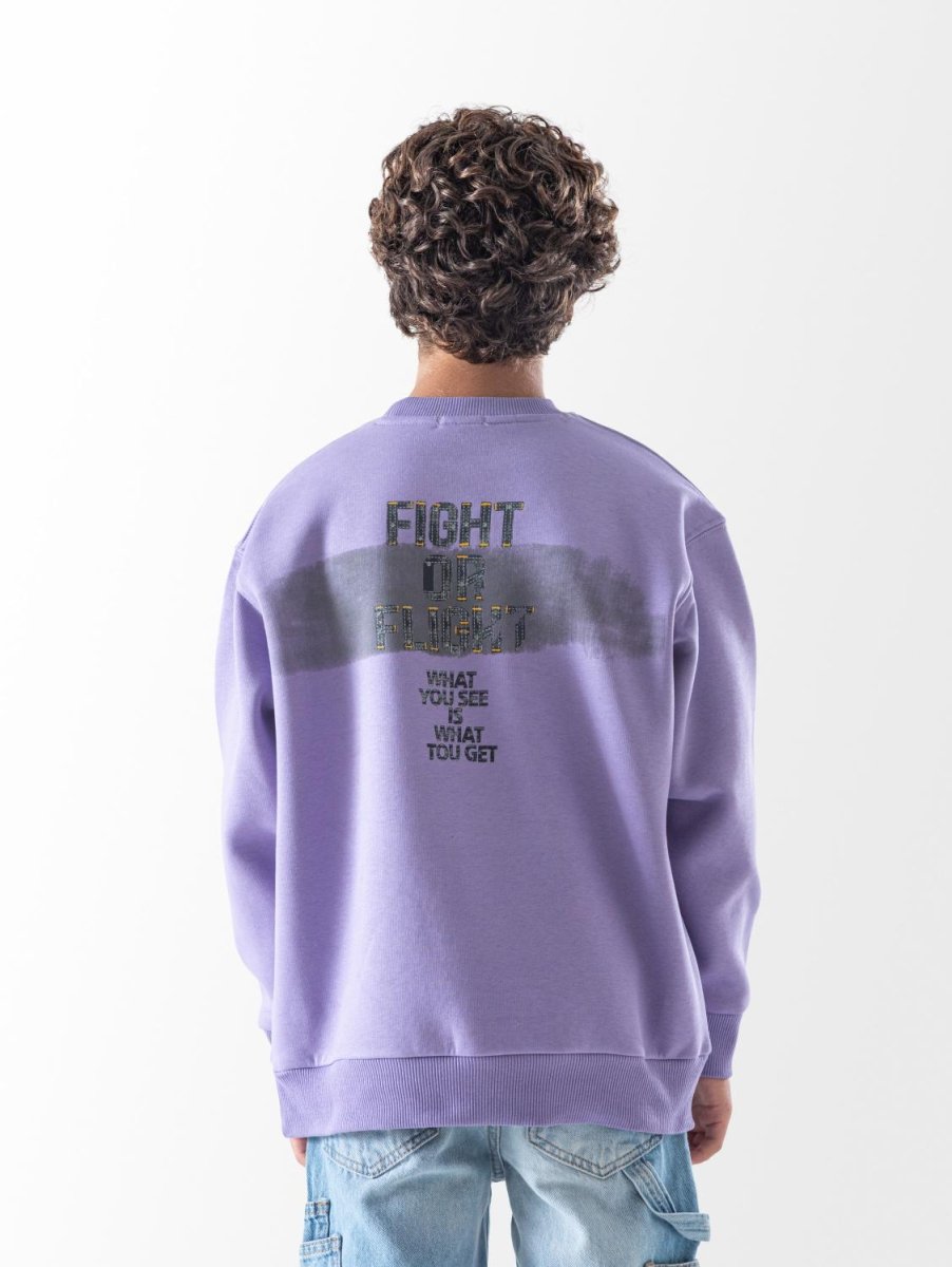 Ninos Kids storeBoys' Lavender Fight SweatshirtSweatshirtsNINOS