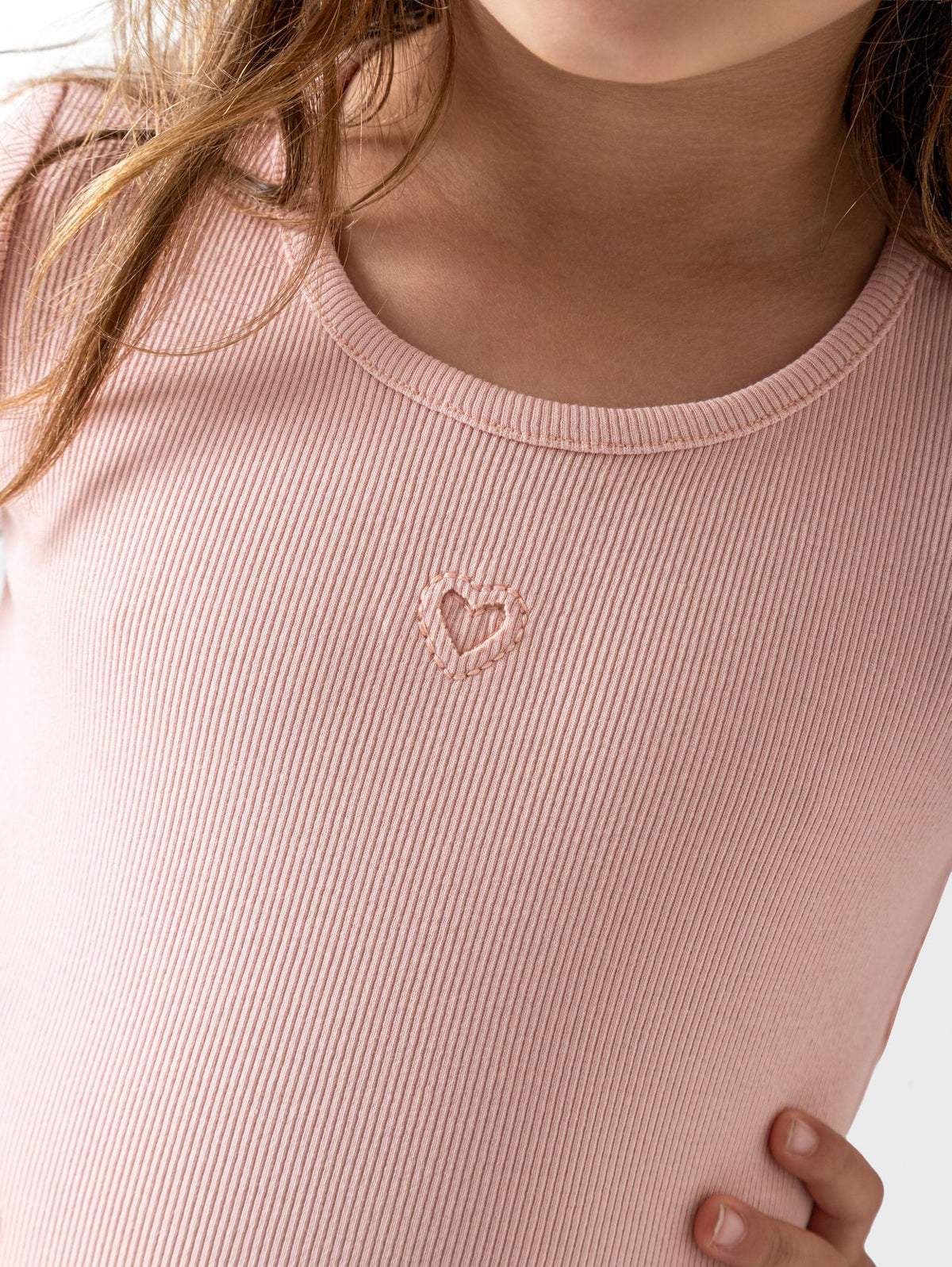 Ninos Kids storeHearts Ribbed T-ShirtT-ShirtsNINOS