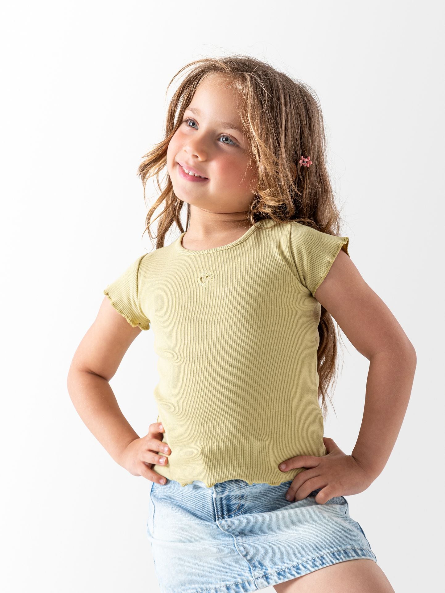 Ninos Kids storeHearts Ribbed T-ShirtT-ShirtsNINOS