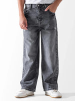 Ninos Kids storeBoys' Grey Wide Leg JeansJeans pantsNINOS