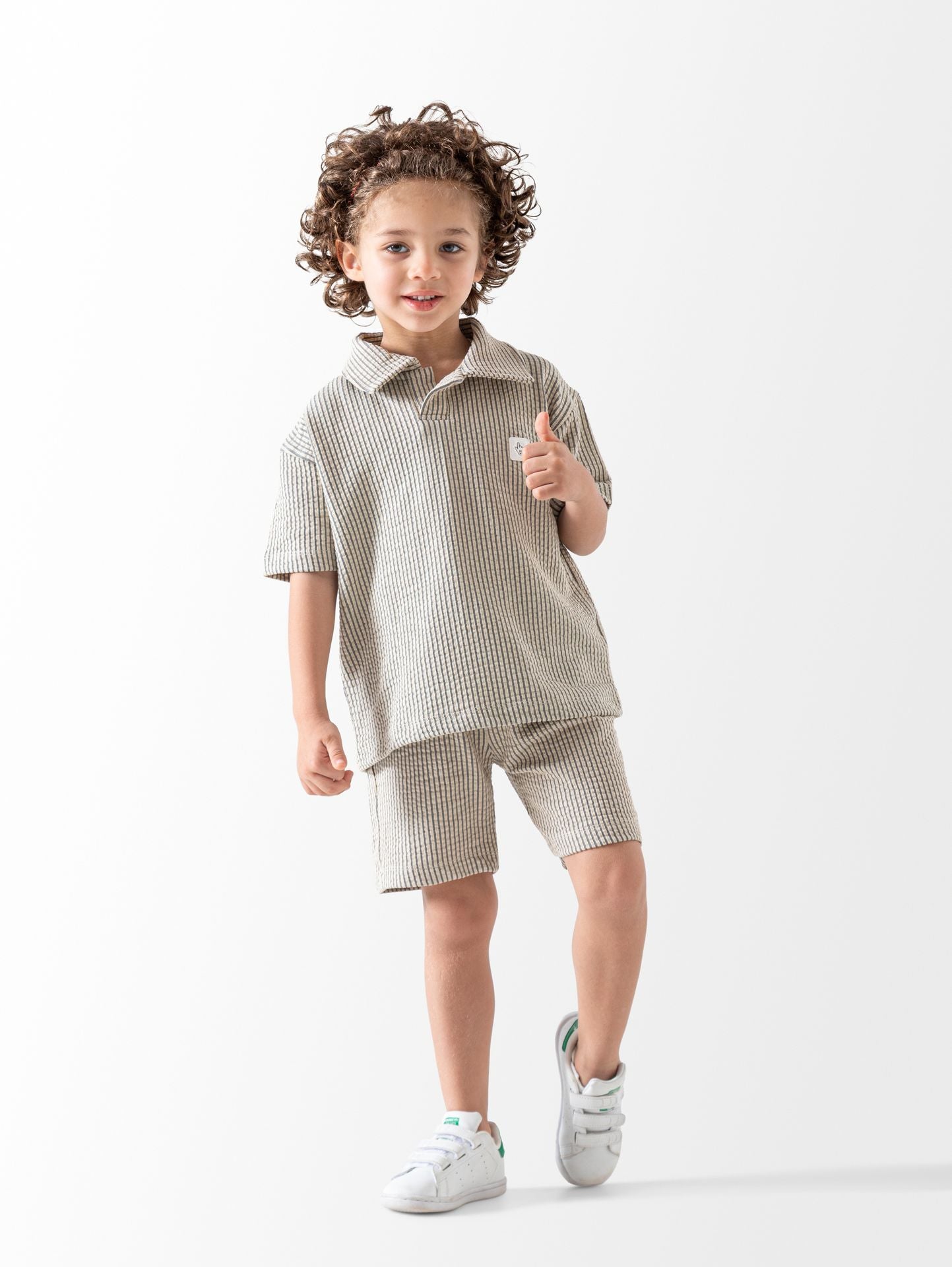 Ninos Kids storeStriped Short Setطقم خروجA9.Store