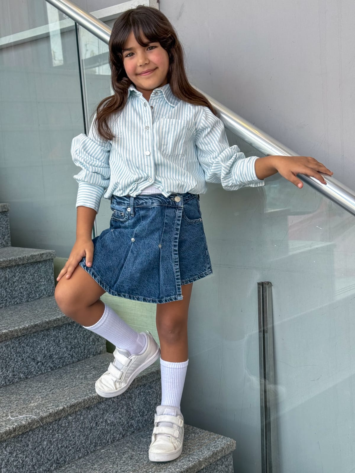 Ninos Kids storeStriped Gabardine JacketJacketsNINOS