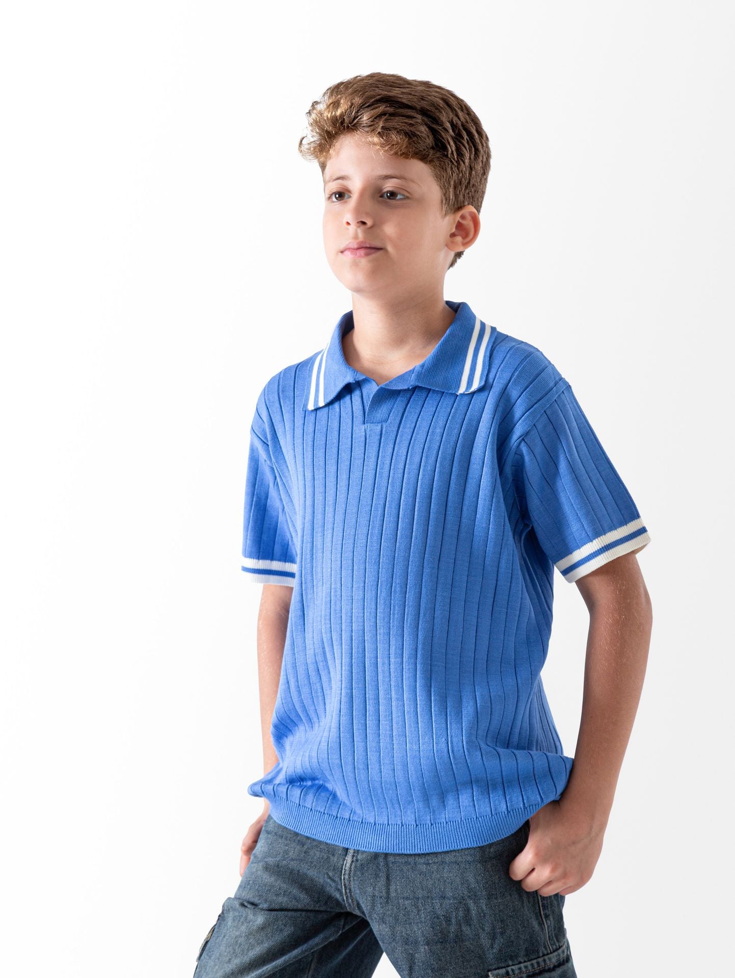 Knitted Polo Shirt