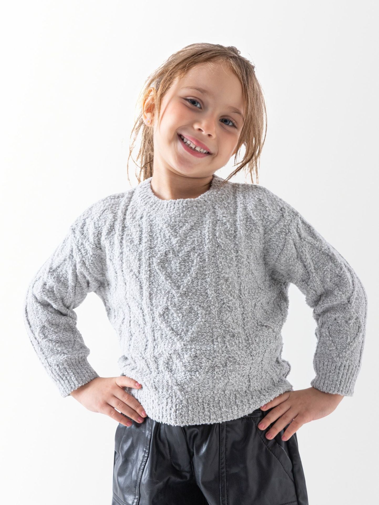 Ninos Kids storeHearts PulloverKnitwearCHINA