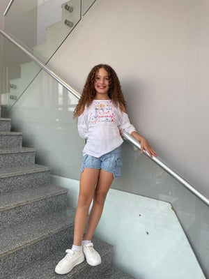 Be Good Embroidery Blouse