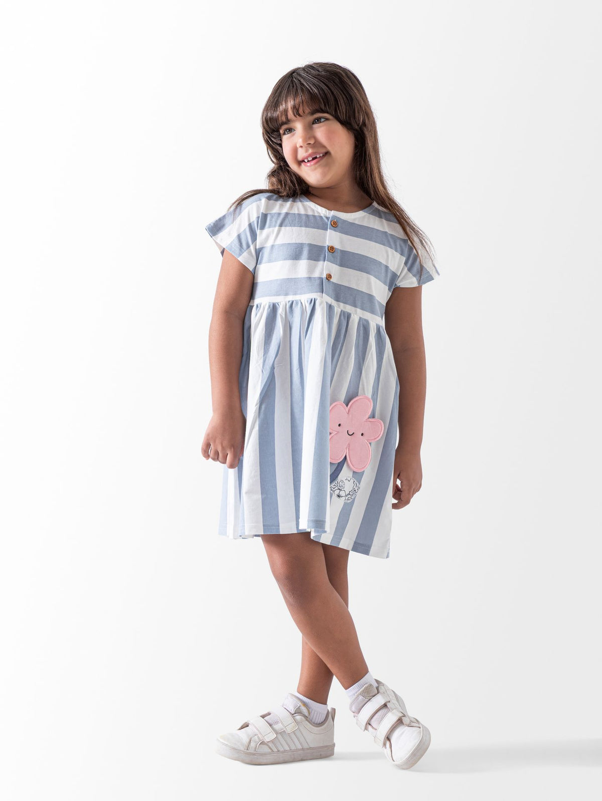 Ninos Kids storeStriped Flower DressDressesNINOS