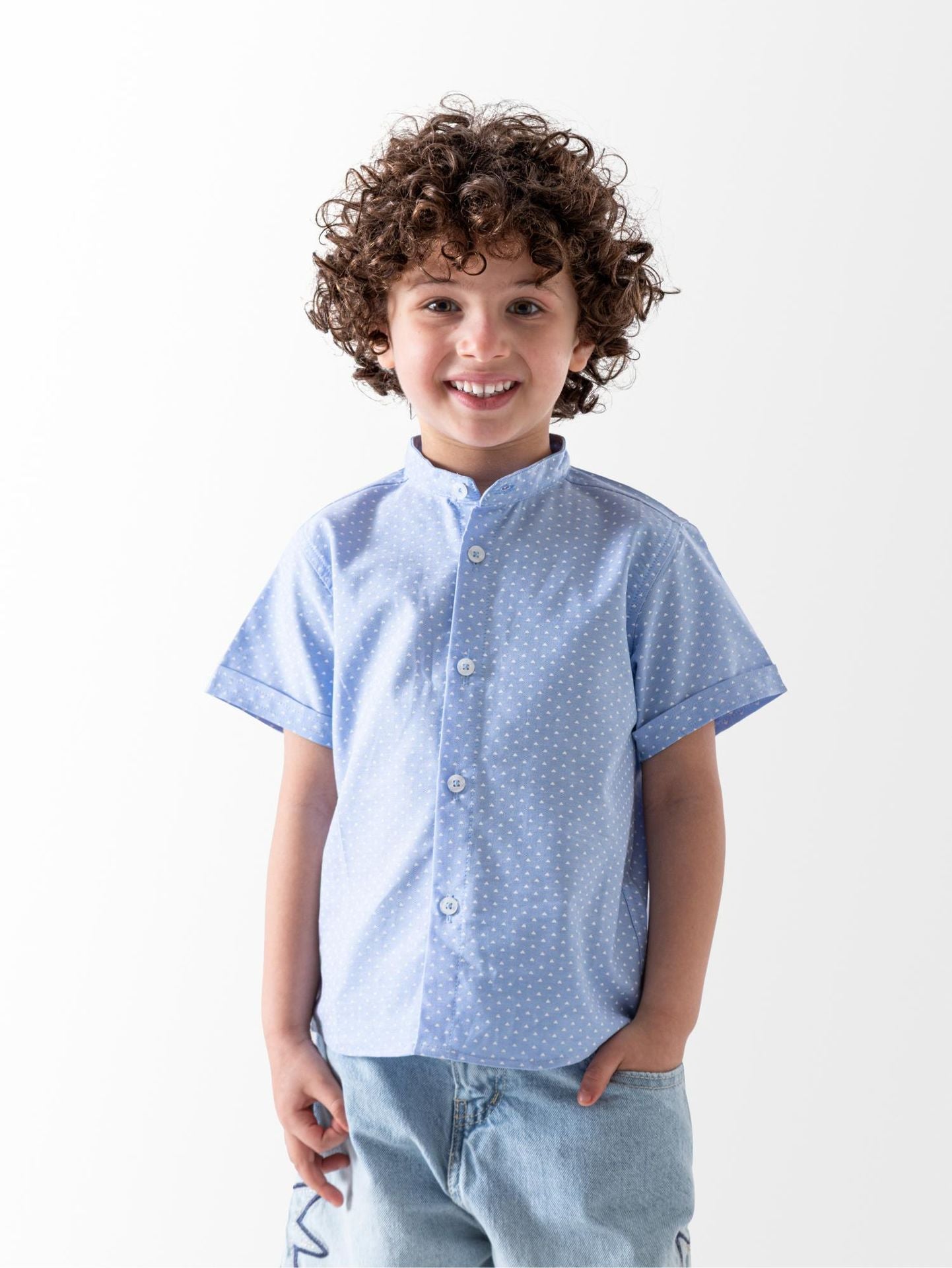 Ninos Kids storeSmall Dots Boy ShirtBoy ShirtsNINOS