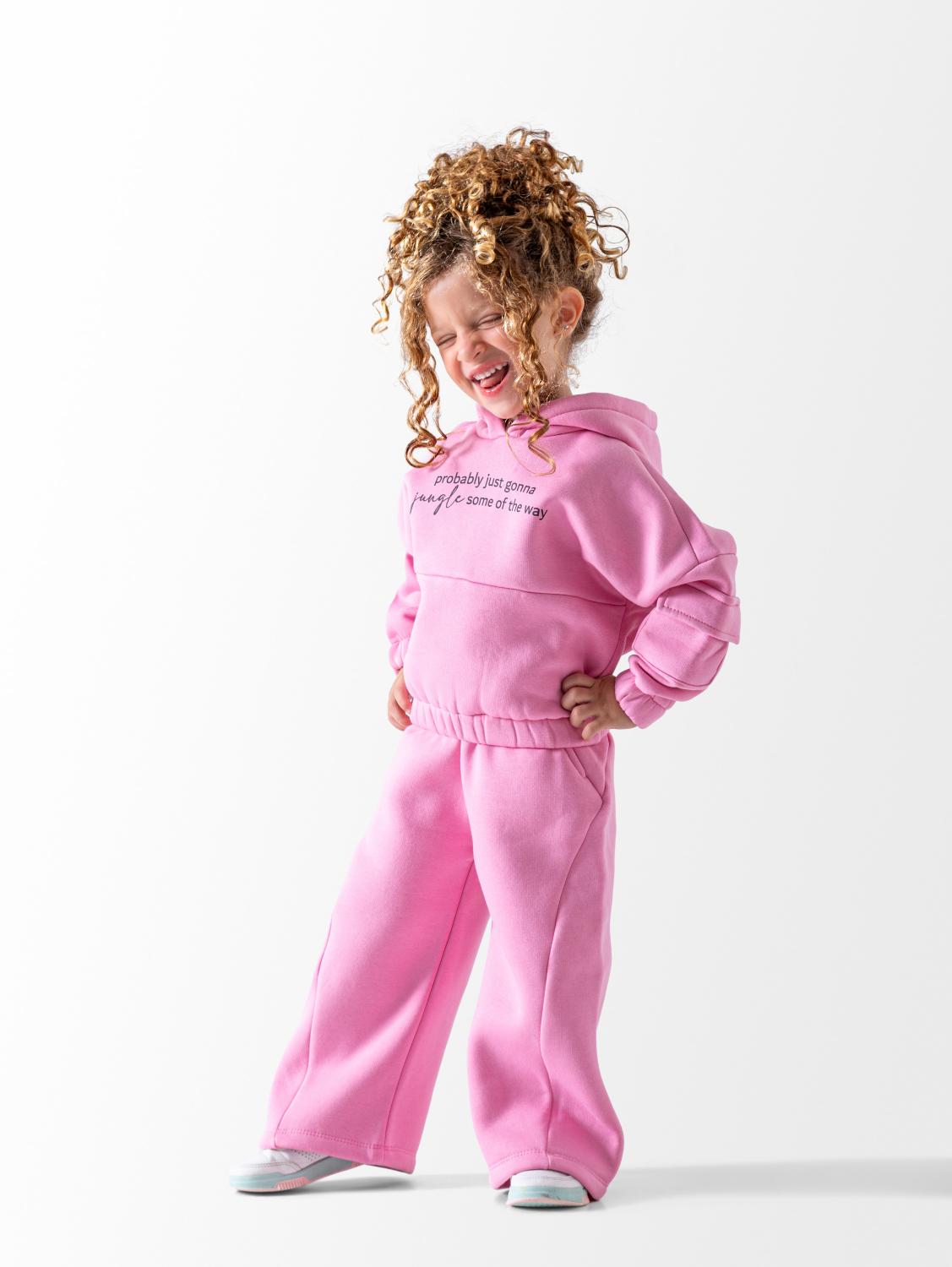Ninos Kids storeGirls' Fuscia Jungle 2-Piece Pyjama SetWinter PyjamaSOLANG
