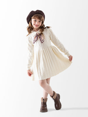 Ninos Kids storeKnitted Dress With RibbonDressesGeneric