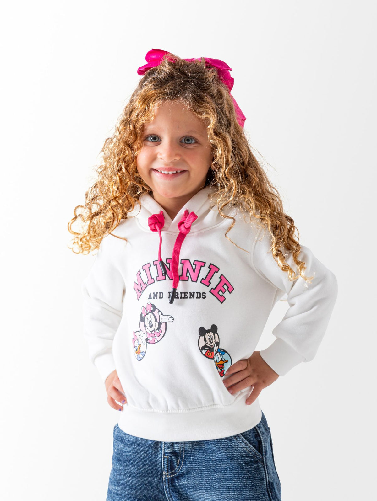Ninos Kids storeGirls' Off-White Minnie HoodieHoodiesNINOS