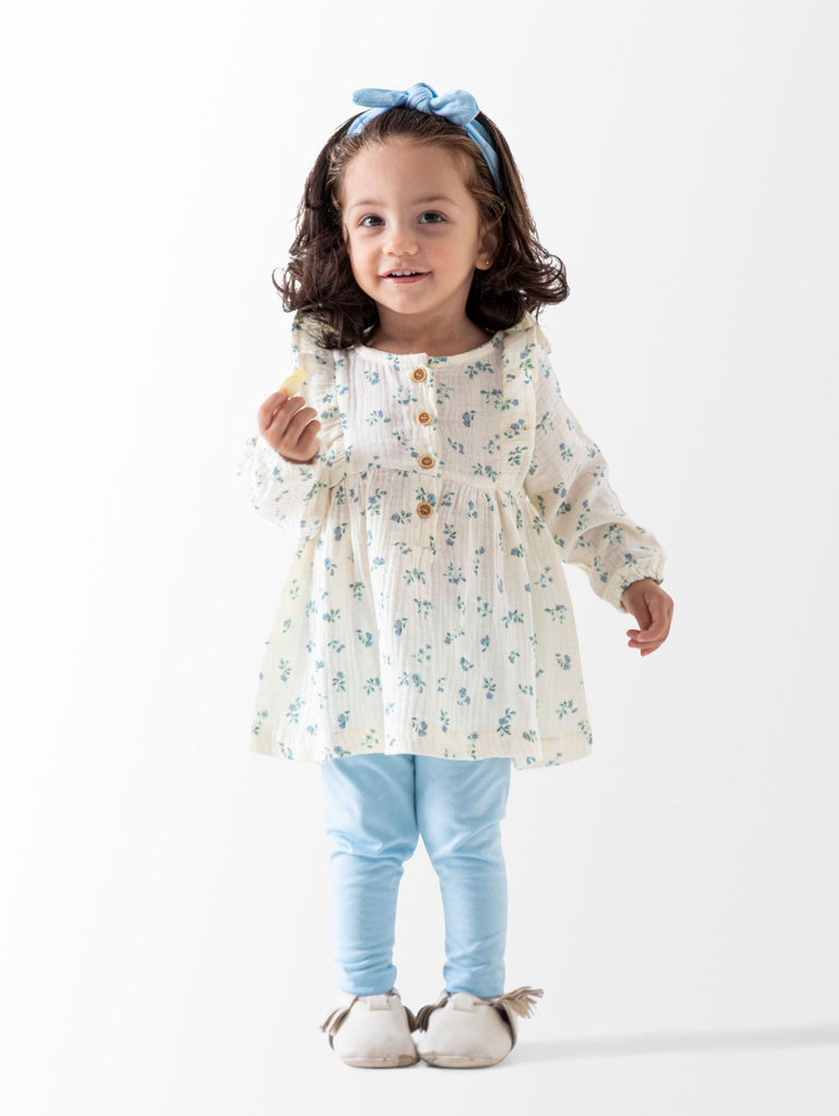 Ninos Kids storeFlowers 5PCS Dressطقم خروجGeneric