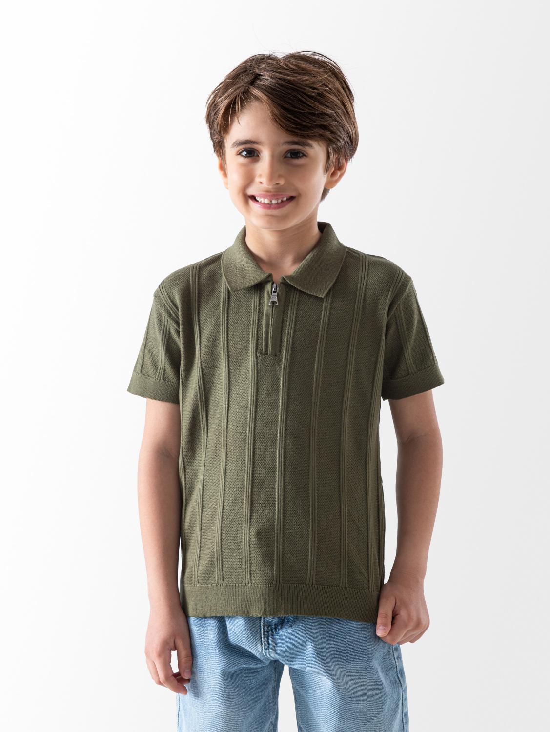 Knit Polo Shirt