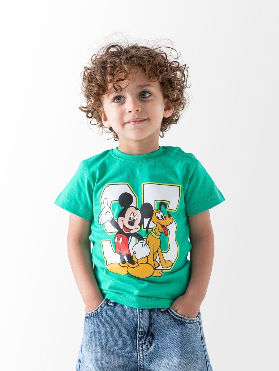 Ninos Kids storeBoys' Green Mickey T-ShirtT-ShirtsNINOS
