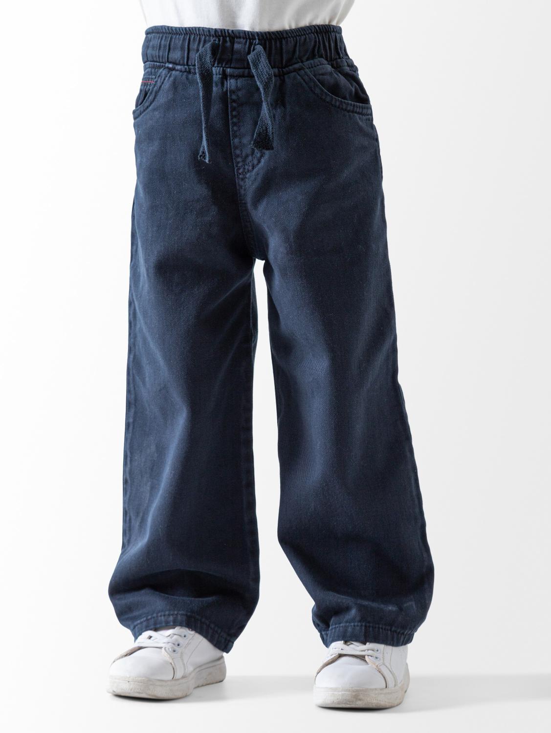 Ninos Kids storeBoys' Navy Wide Leg Gabardine PantsTrousers & PantsNINOS