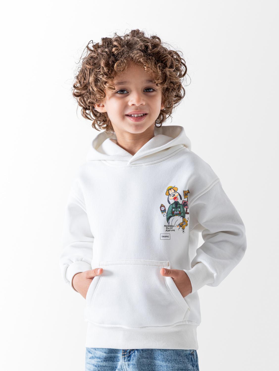 Ninos Kids storeBoys' White Tropic HoodieHoodiesNINOS