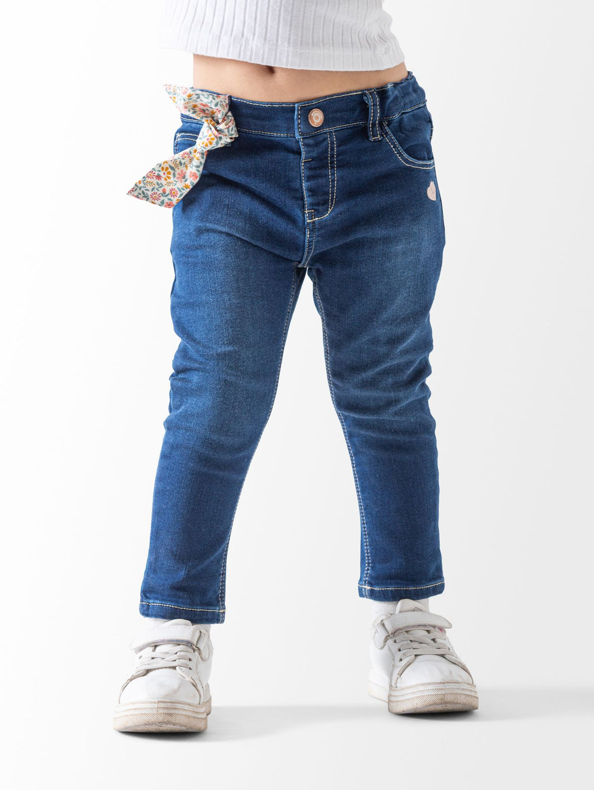 Ninos Kids storeBaby Girls' Dark Denim JeansJeans pantsNINOS