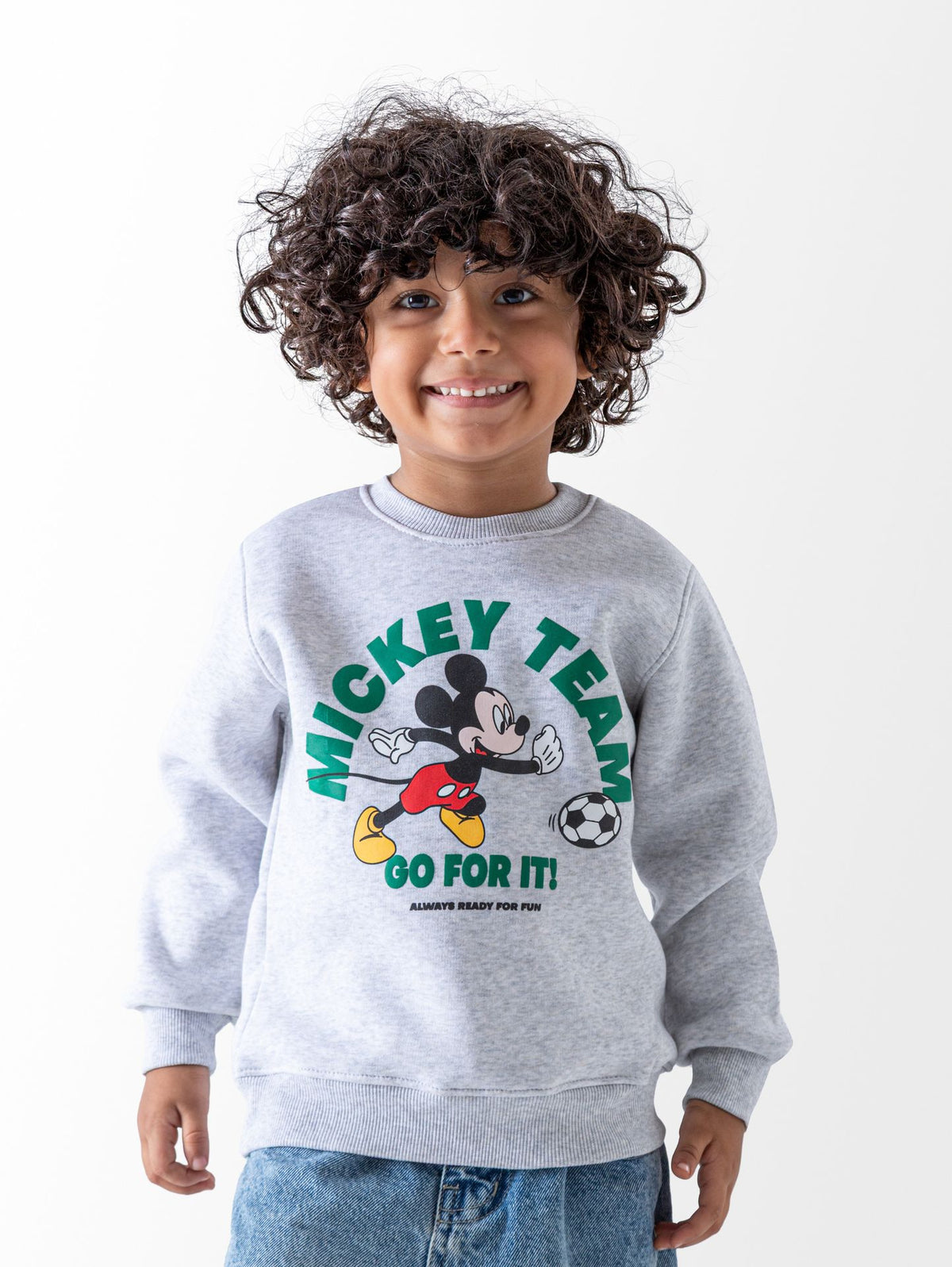 Ninos Kids storeBoys' Light Grey Mickey SweatshirtSweatshirtsNINOS
