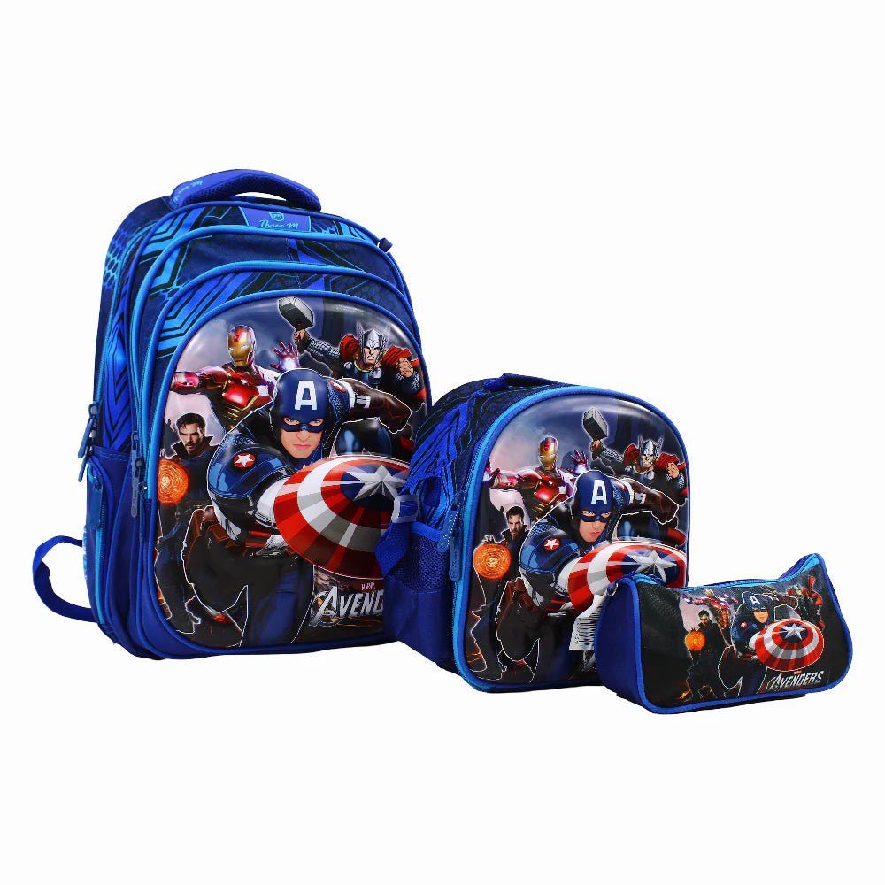 Ninos Kids storeAvengers 4PCS BackpackBag set طقم شنط مدرسة3M