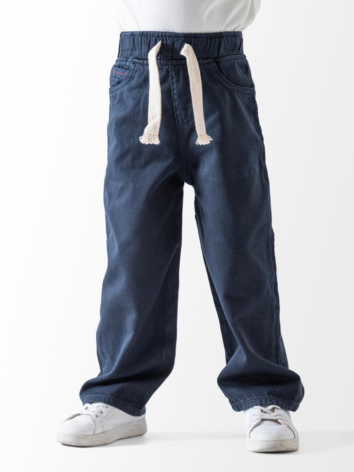 Ninos Kids storeBoys' Navy Wide Leg Gabardine PantsTrousers & PantsNINOS