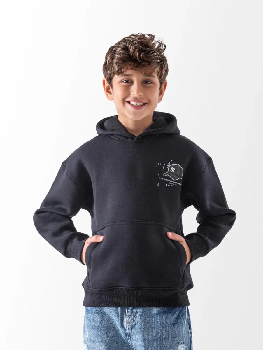 Ninos Kids storeBoys' Black Heterophemize HoodieHoodiesNINOS