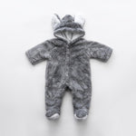 Ninos Kids storeBoys' Grey Fur RomperRompers & SleepsuitsGeneric