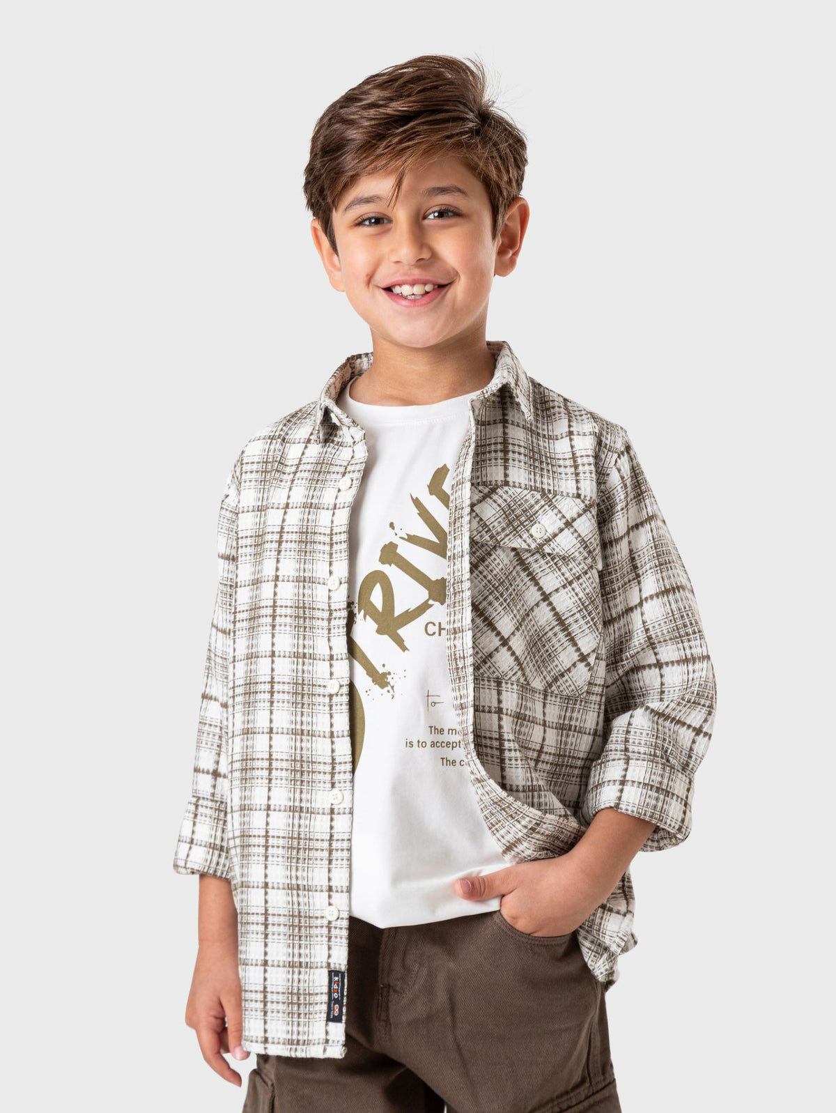 Ninos Kids storeChecks ShirtBoy ShirtsKIDZO