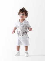 Ninos Kids storePalms 3PCS Short Setطقم خروجGeneric