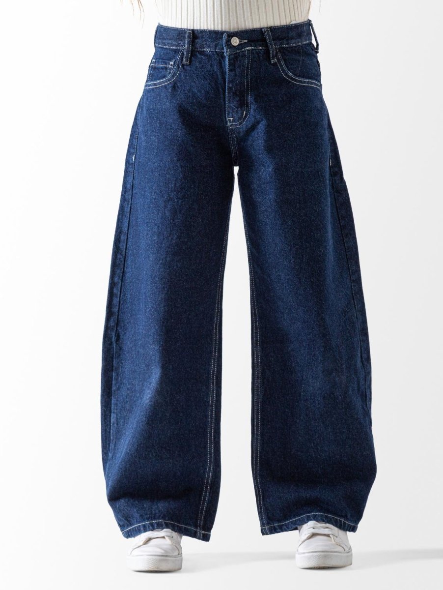Ninos Kids storeGirls' Dark Denim Wide Leg JeansJeans pantsNINOS