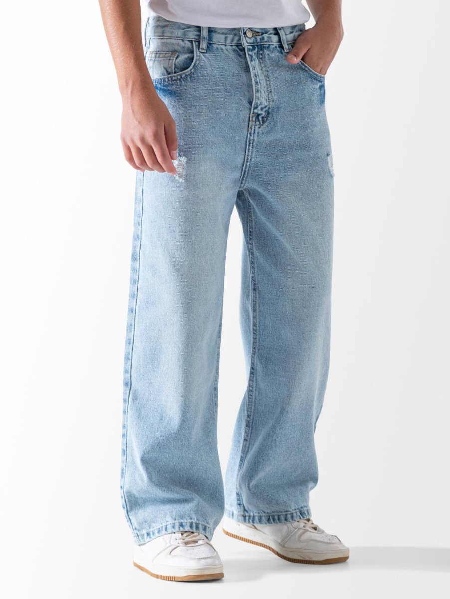 Ninos Kids storeBoys' Light Denim Wide Leg JeansJeans pantsNINOS