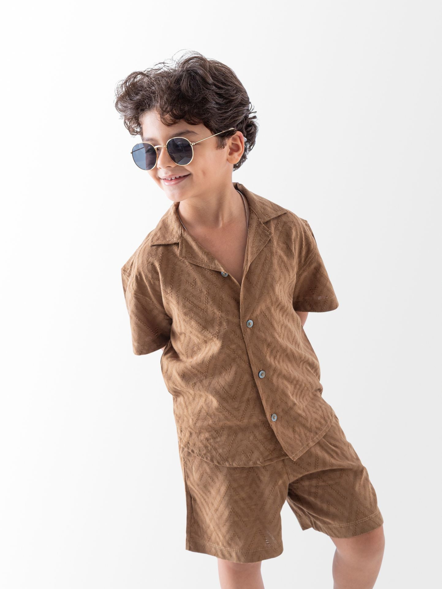 Ninos Kids storeTriangels Short SetØ·Ù‚Ù… Ø®Ø±ÙˆØ¬NINOS