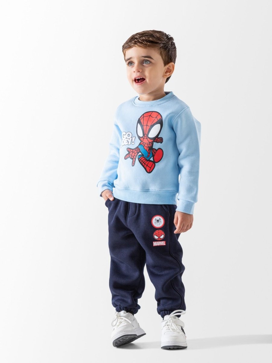 Ninos Kids storeBaby Boys' Baby Blue Spiderman 2-Piece Pyjama SetPajamasNINOS