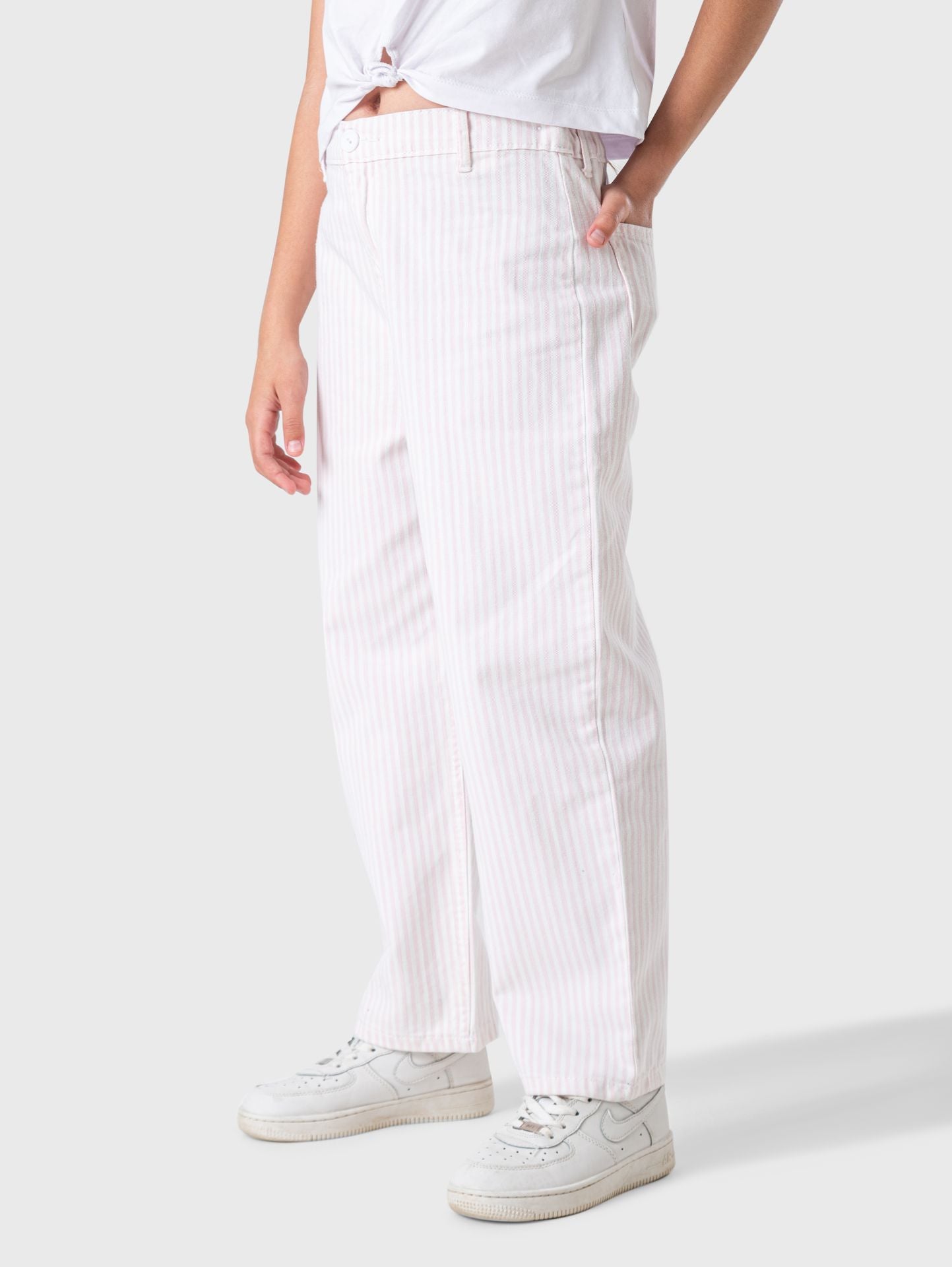 Ninos Kids storeWide Leg Gabardine StripedGabardine PantsNINOS
