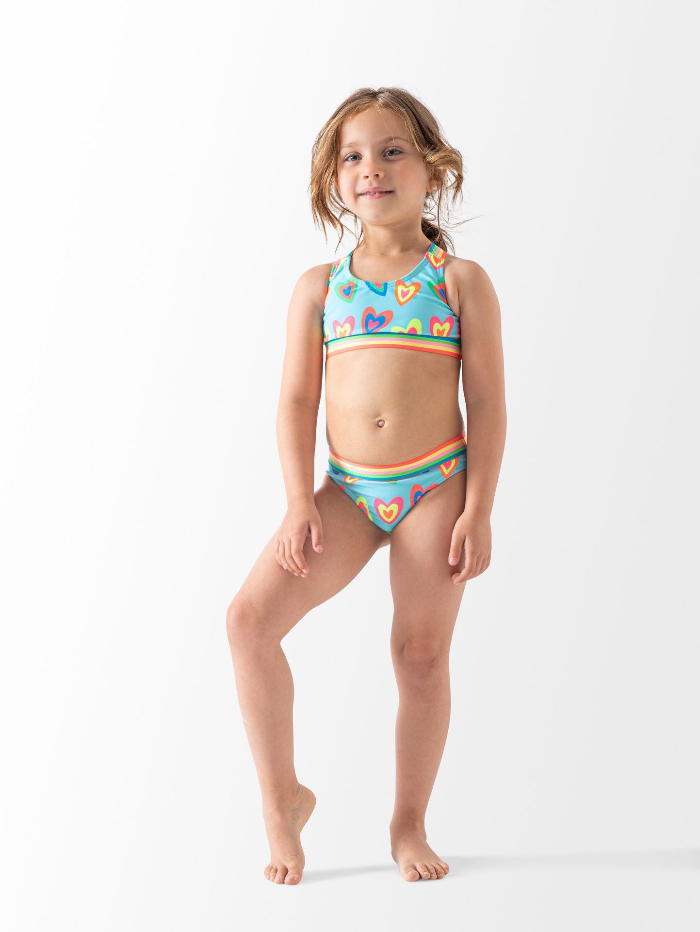 Ninos Kids storeHearts 2PCS SwimsuitTwo Piece SwimwearCOLORS