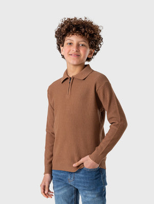 Plain Knitted T-Shirt