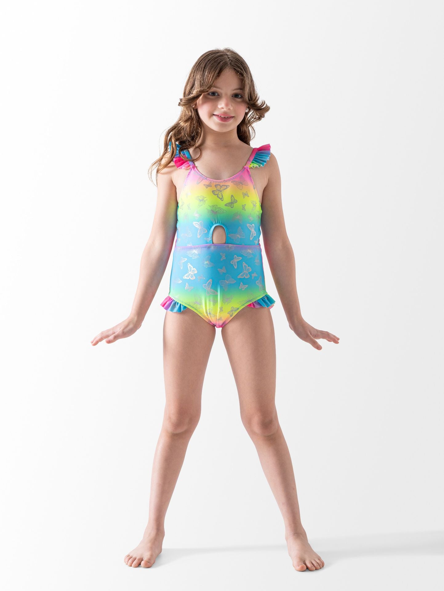 Ninos Kids storeButterflies SwimsuitOne - Piece SwimwearLa mer