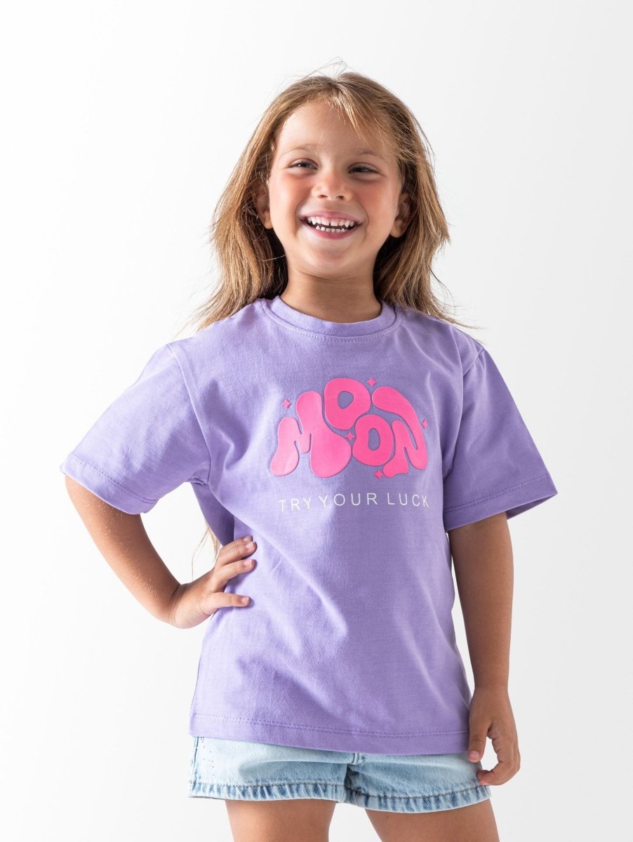 Ninos Kids storeGirls' Purple Moon T-ShirtT-ShirtsNINOS