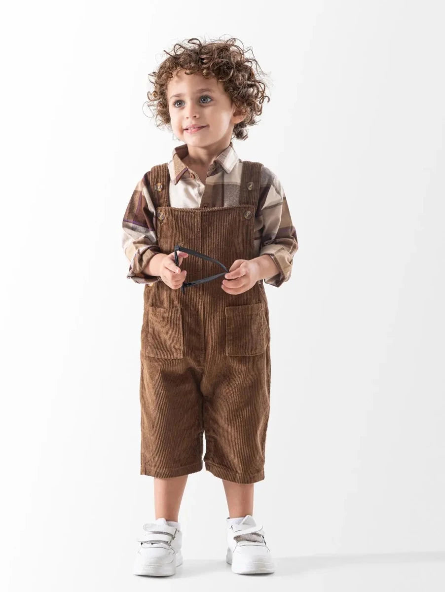 Ninos Kids storeBaby Boys' Coffe Checks 3-Piece Occasion SetGoing-Out SetsGeneric