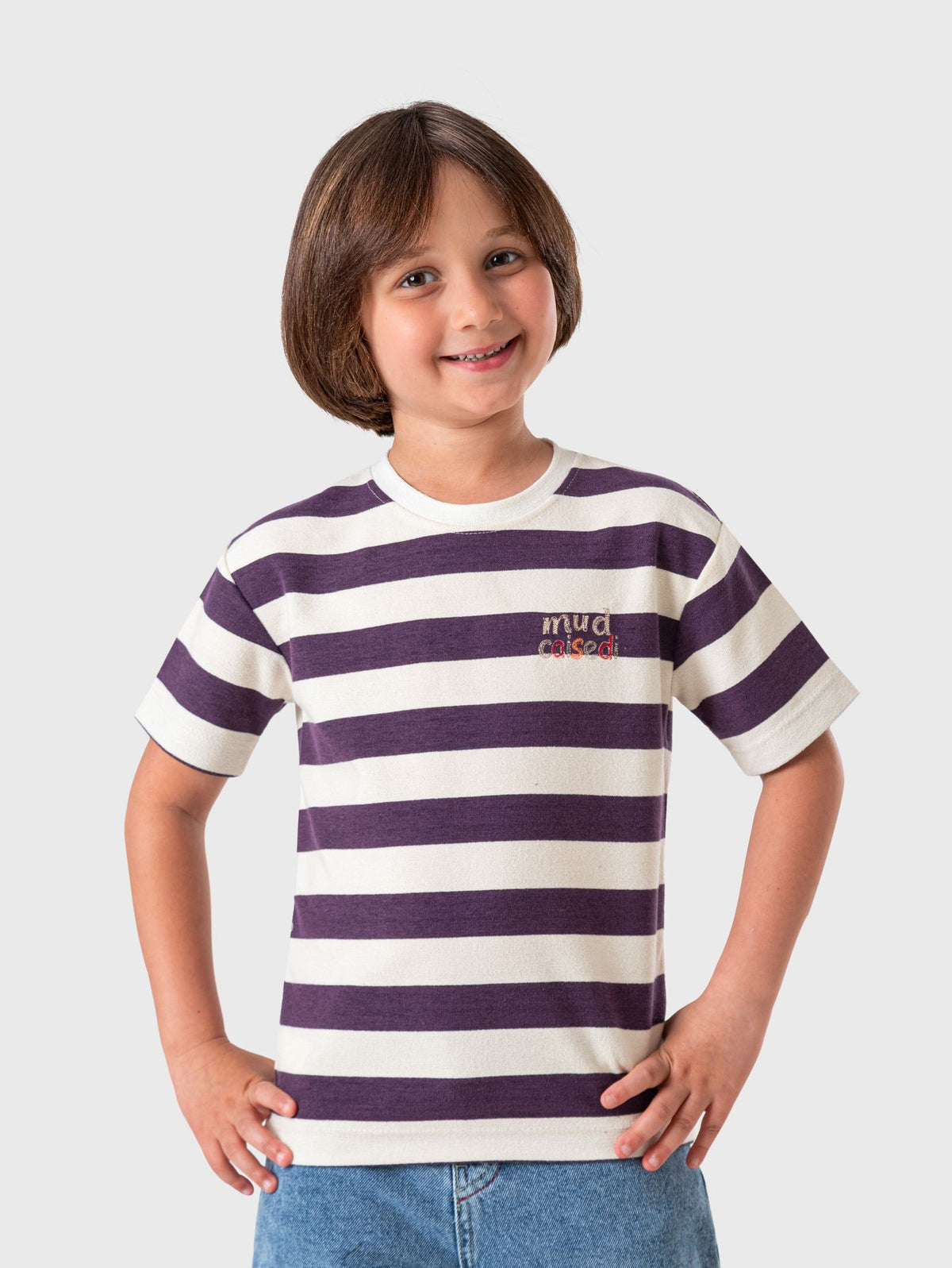 Ninos Kids storeStriped Mud T-ShirtT-ShirtsNINOS