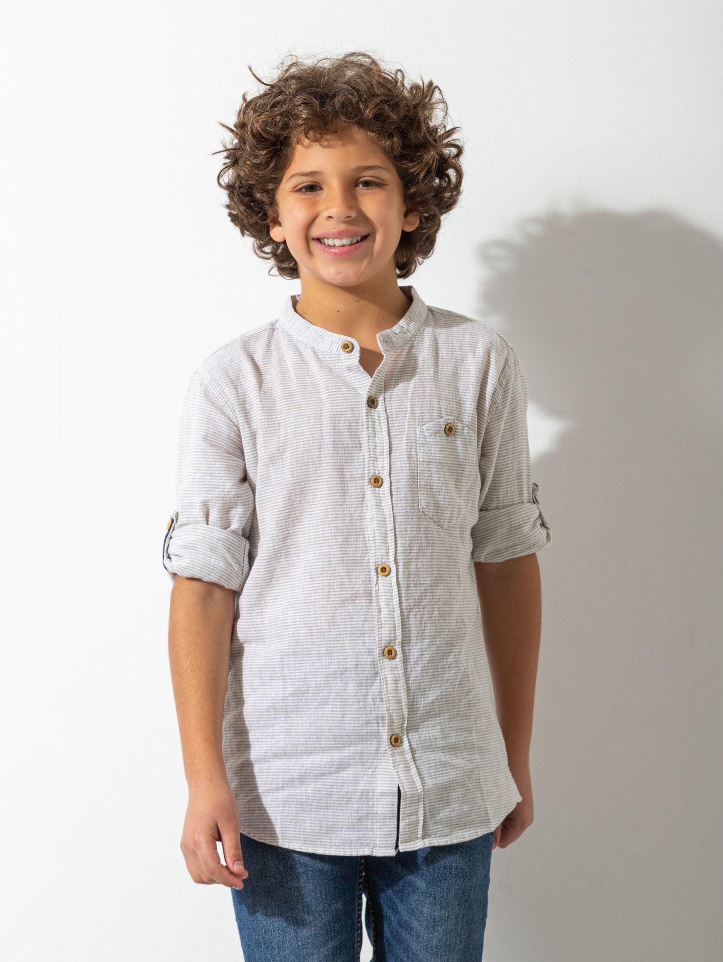 Ninos Kids storeStriped ShirtBoy Shirtsبامبينو الاسماعيليه