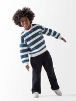 Ninos Kids storeBoys' Royal Blue Striped Round 2-Piece Pyjama SetPajamasSHARO