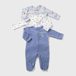 Whale 3-Pack Bodysuit