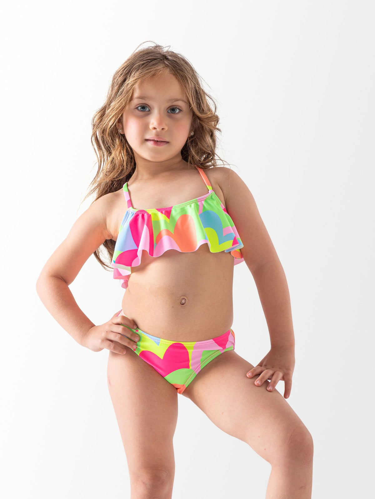 Ninos Kids storeHearts 2PCS SwimsuitTwo Piece SwimwearCOLORS